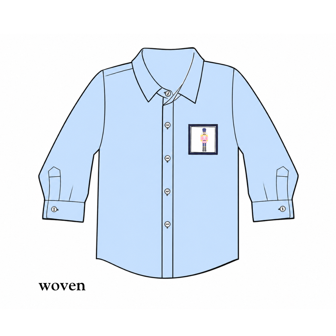 PO38: Version B: Nutcracker Button-up (October TAT)