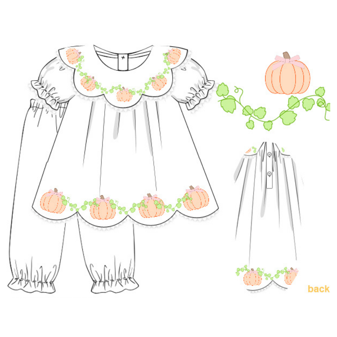 RTS SHORT SLEEVE Shadow Pumpkins Pant Set