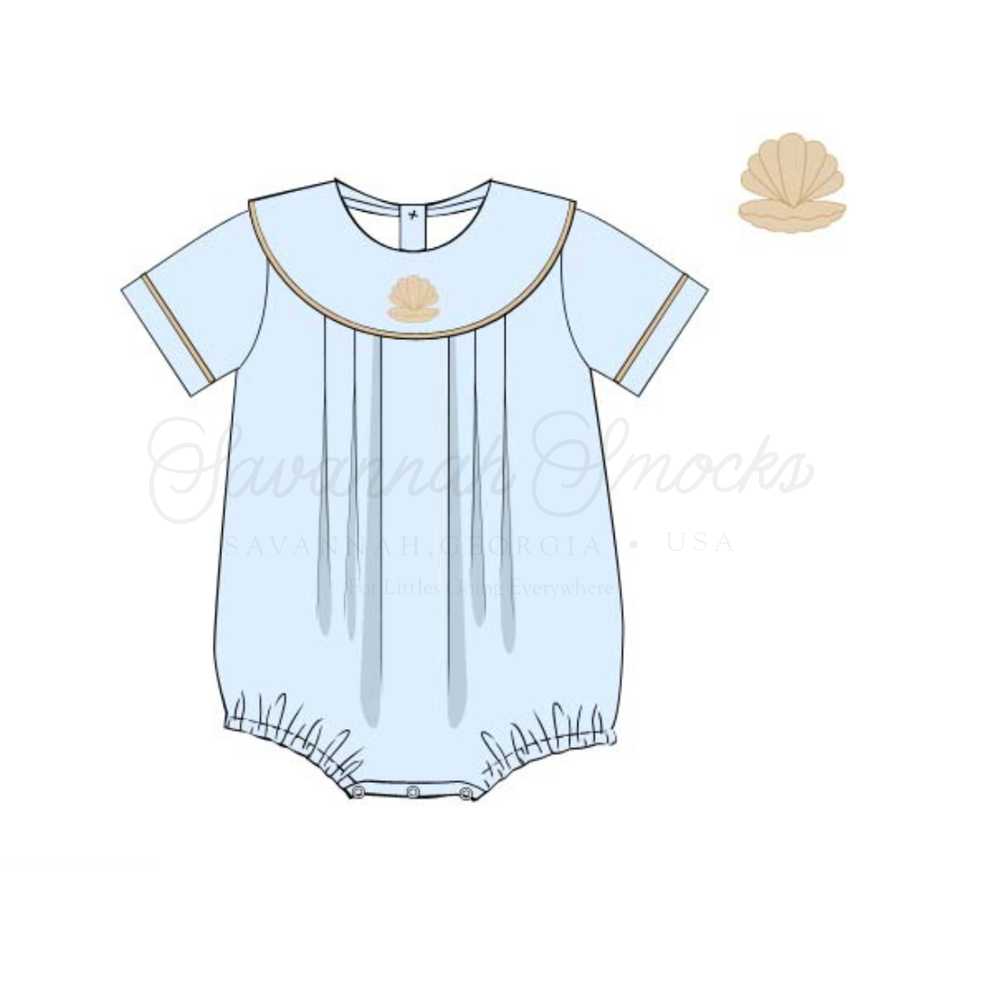 RTS Shadow Embroidery Clam Shell Boys Bubble