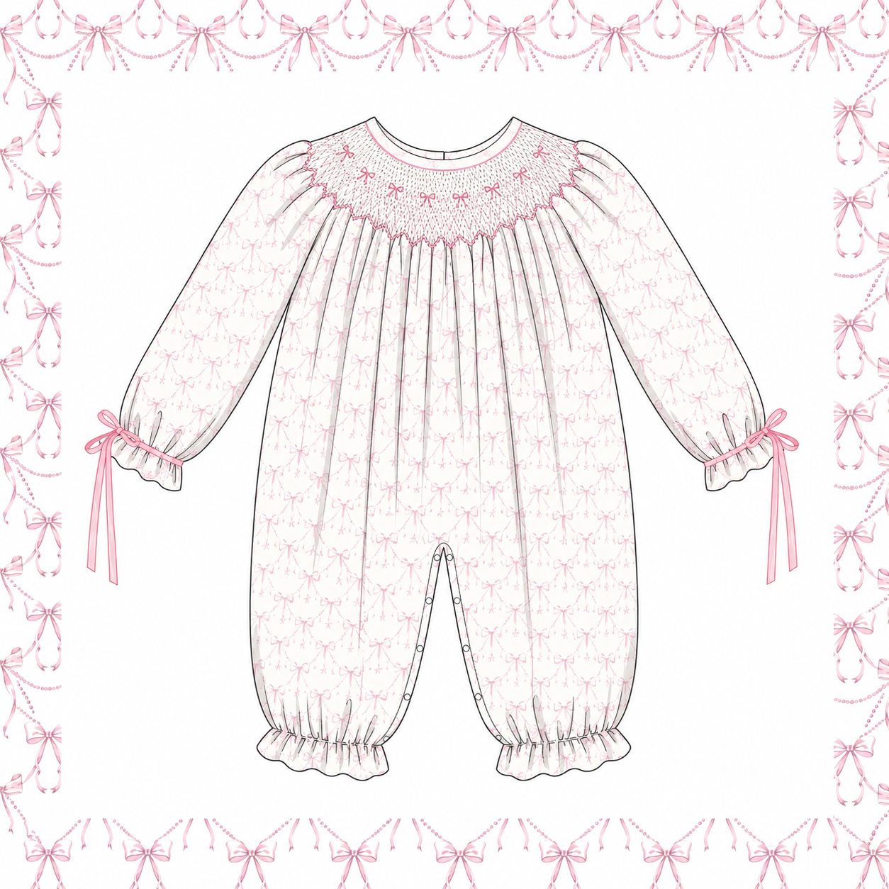 PO 41: Geometric Bows Jumper (November TAT)