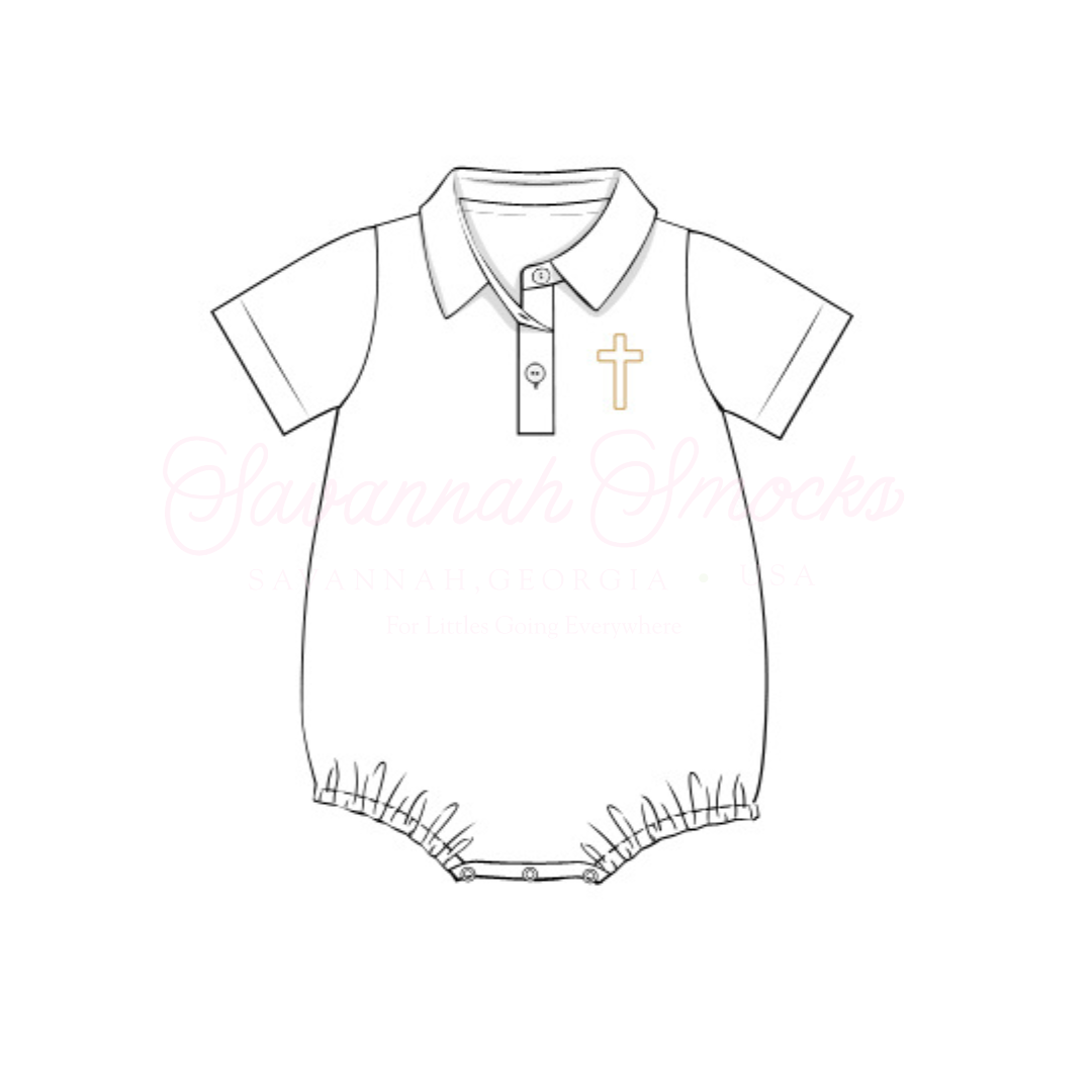 RTS Easter Shadow Embroidery Boys Bubble