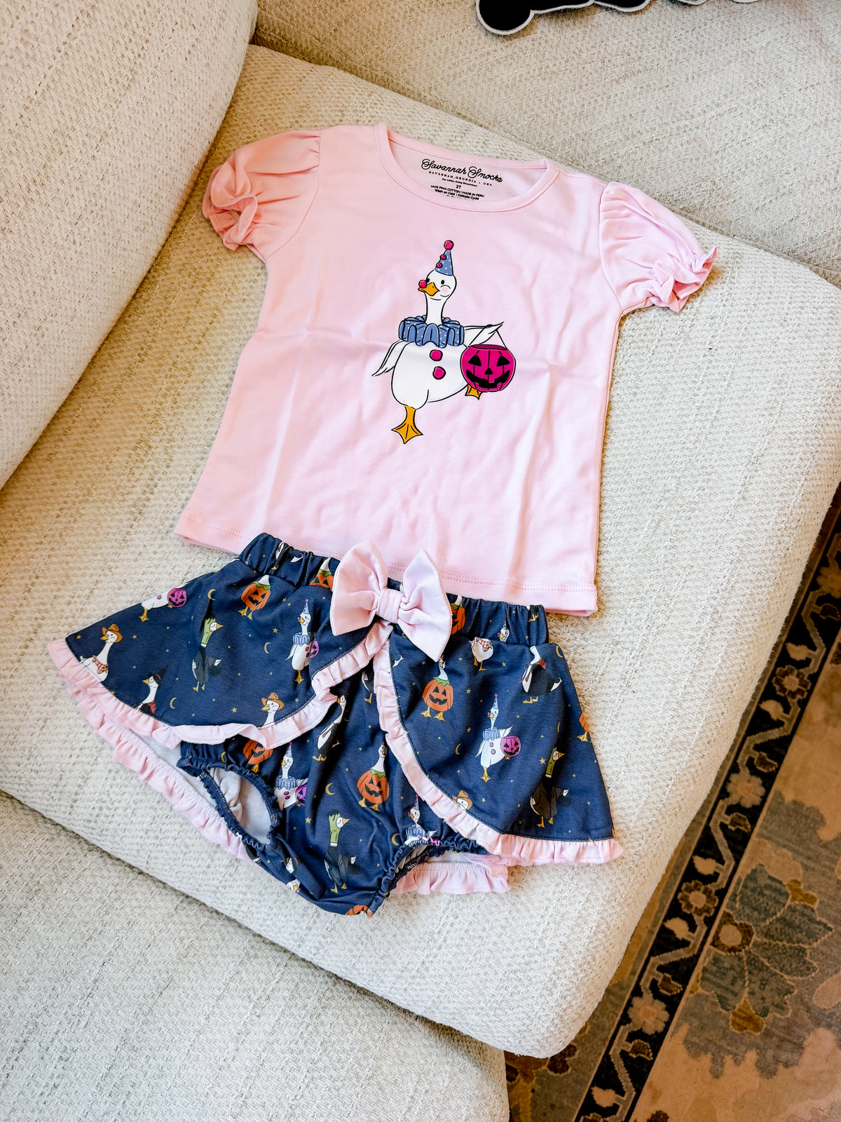 RTS Silly Goose Skirted Diaper Set