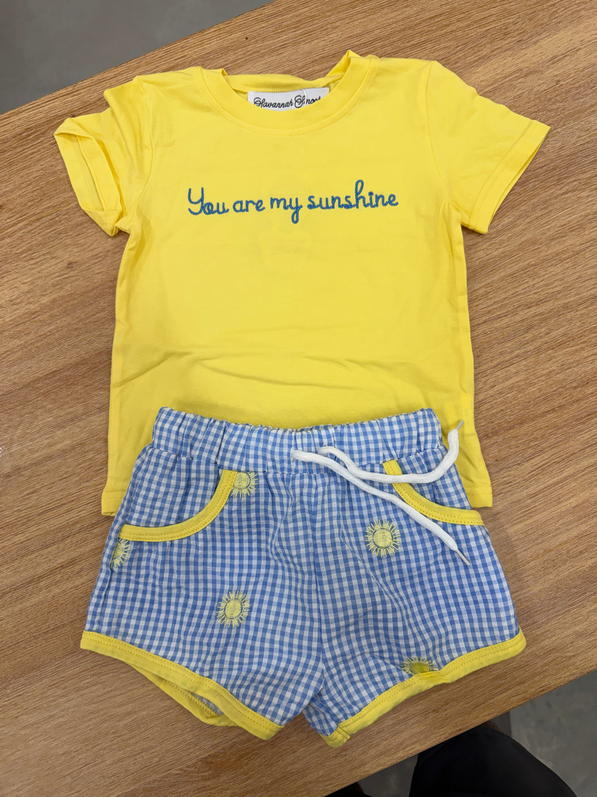 RTS You Are My Sunshine Boys Short Set