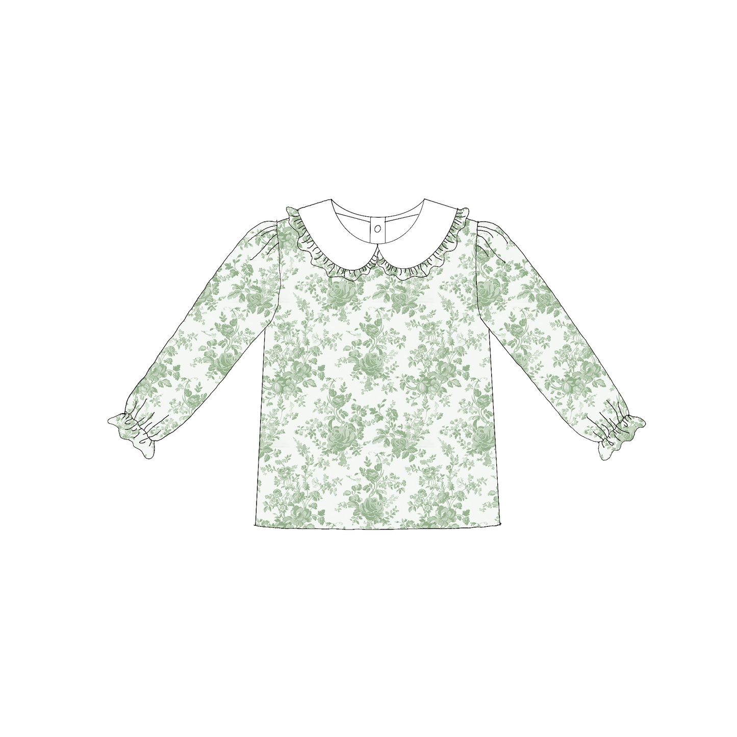 RTS Long Sleeve Sage Toile Undershirt