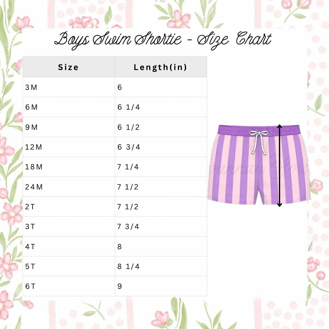 RTS Boys Striped Swim Shorties