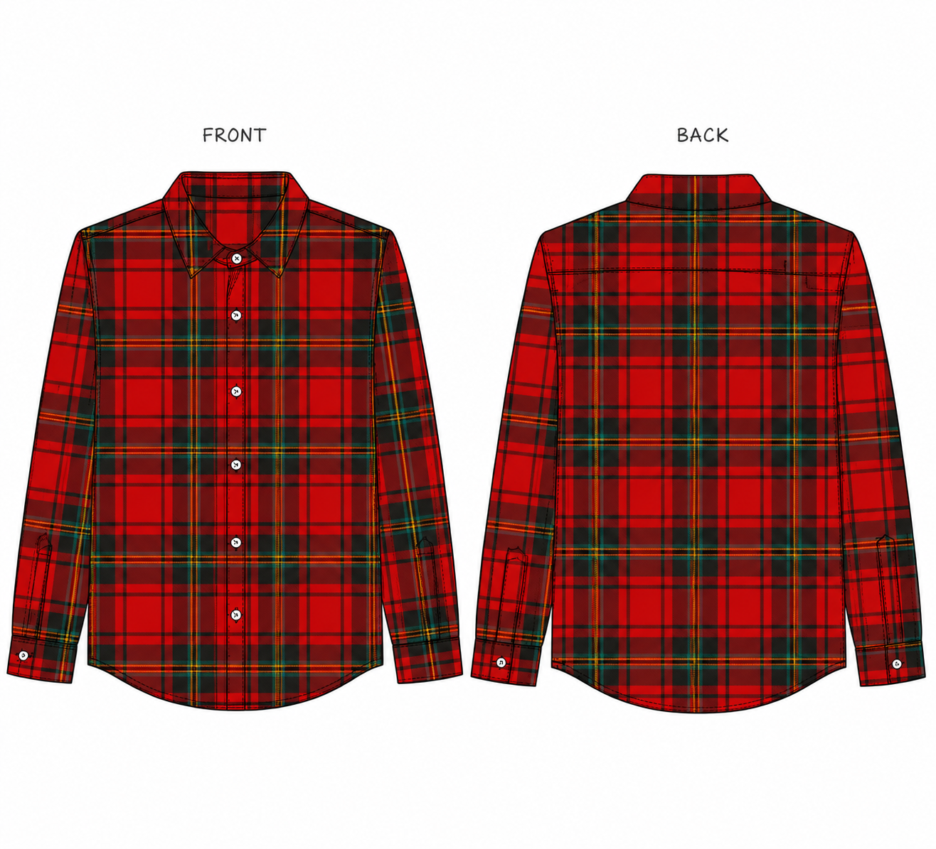 PO37: Boys Gingham Button Down (October TAT)