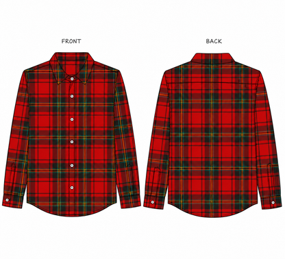 PO37: Boys Gingham Button Down (October TAT)