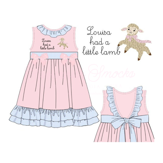 RTS Little Lamb Dress MARY