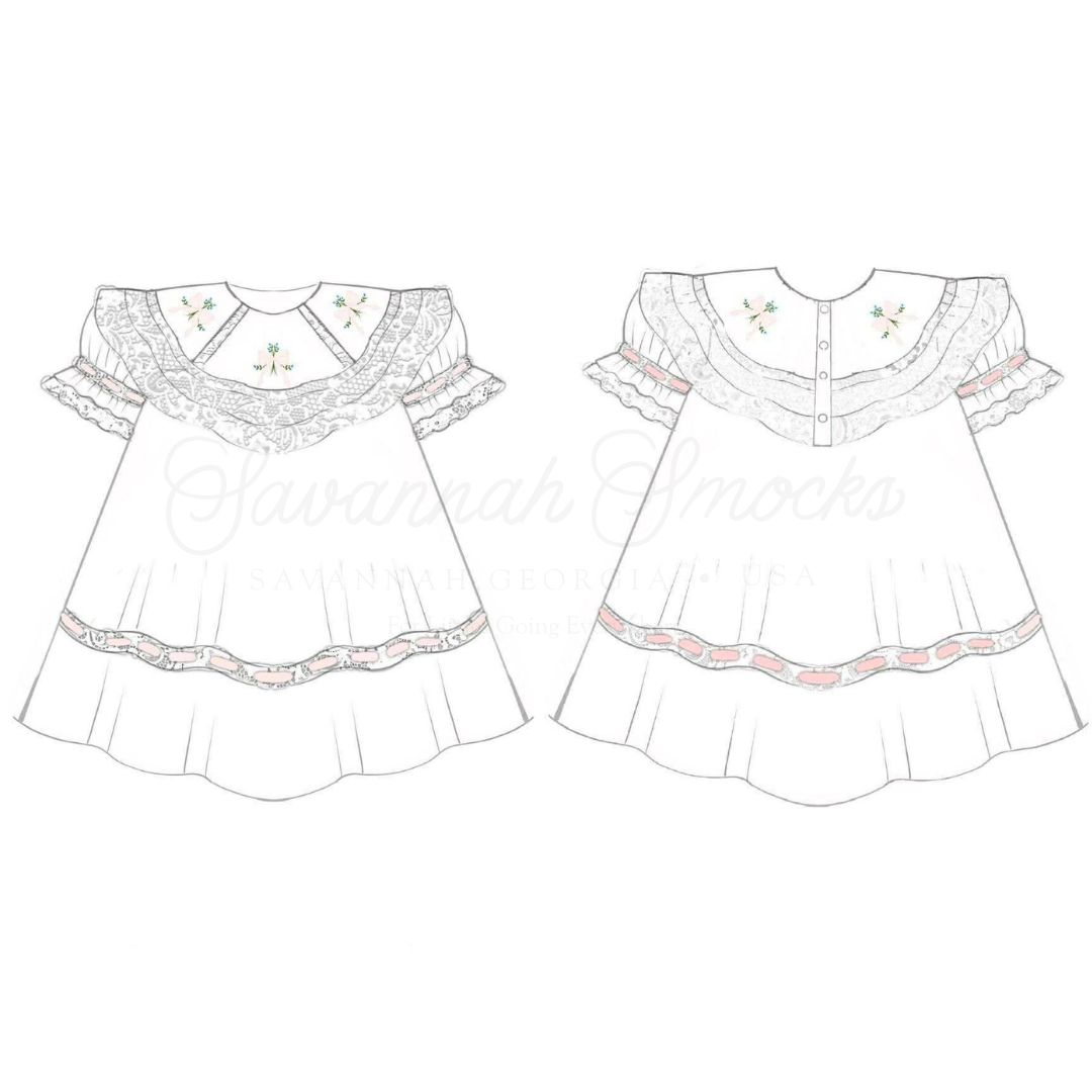RTS White Heirloom Dress
