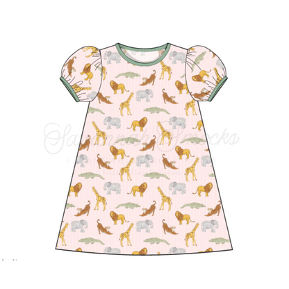 RTS Girls Zoo Play Dress
