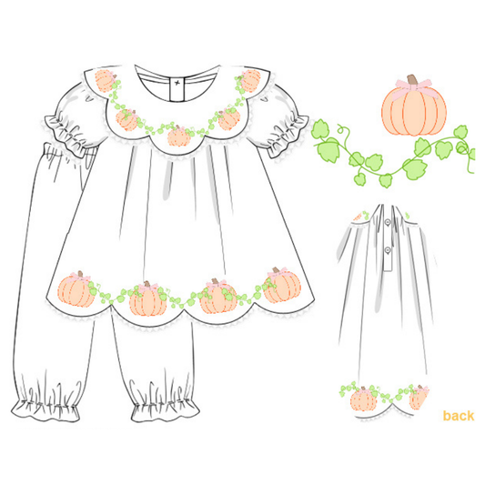 RTS SHORT SLEEVE Shadow Pumpkins Pant Set