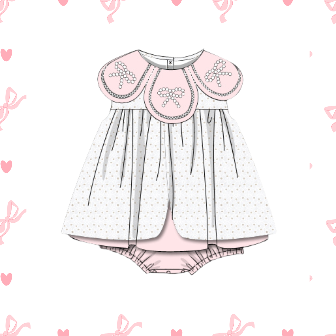 RTS Pearl Bow Petal Necks w/ Overlay Bubble