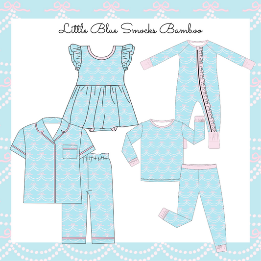RTS Little Blue Smocks Bamboo