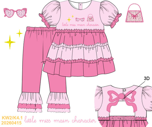 PO32: Main Character Ruffle Legging Set (August TAT)