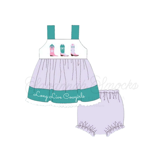 RTS Beaded Boot Diaper Cover