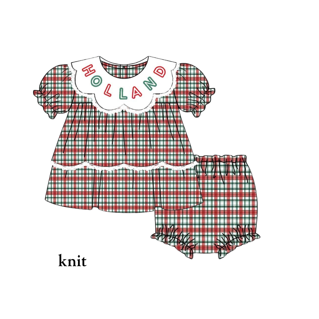 PO38: SS Shadow Embroidery Names Diaper Set (October TAT) (Copy)