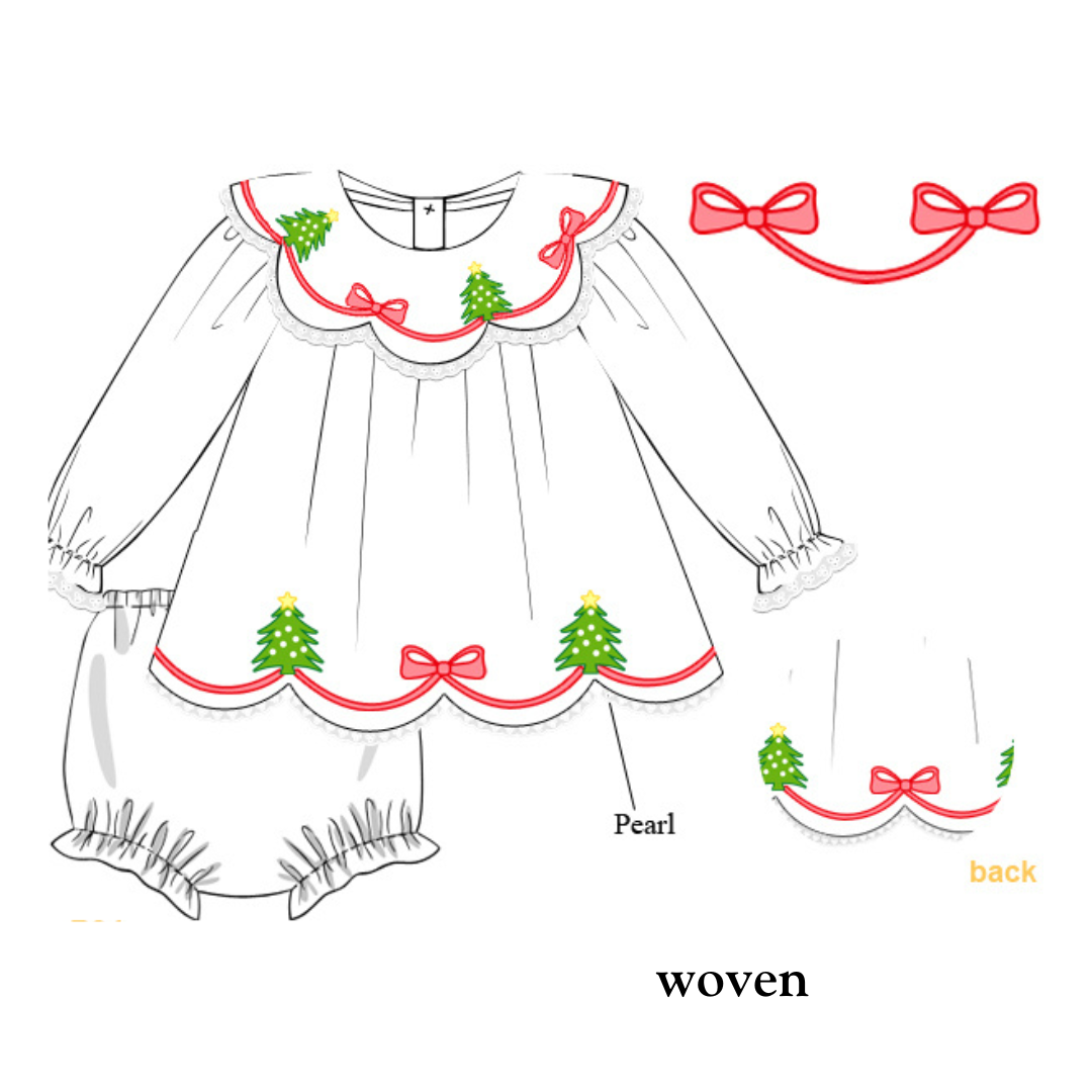 PO38: LS Shadow Tree Diaper Set (October TAT)