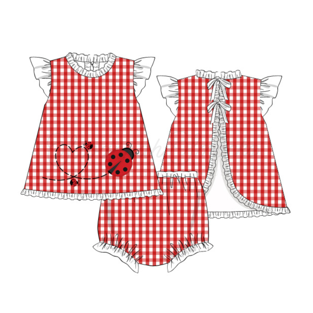 RTS Ladybug Diaper Cover Set