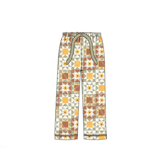 RTS Green Quilted Mom Pant