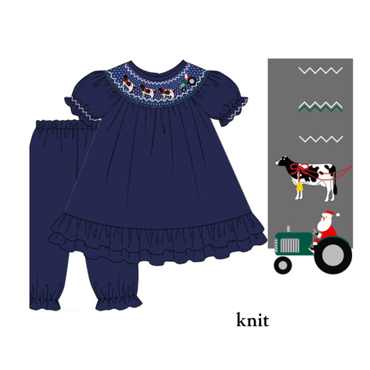 PO38: Tractor Santa Pant Set (October TAT)