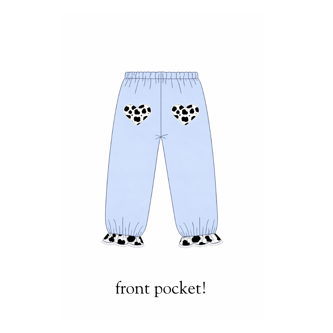 RTS PANT ONLY Cow Print
