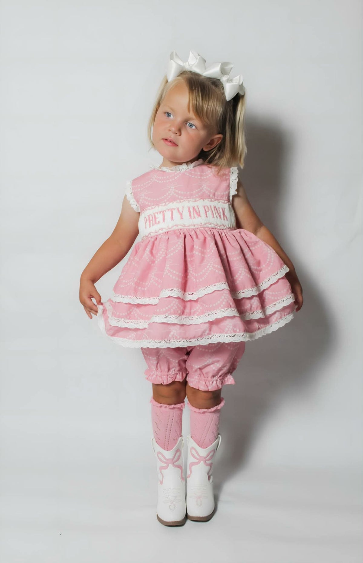 RTS Pretty in Pink Bloomer Set