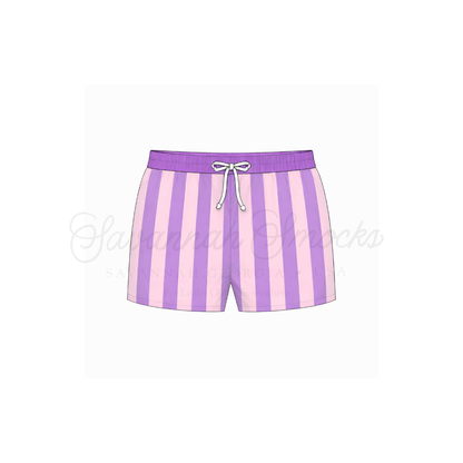 RTS Boys Striped Swim Shorties