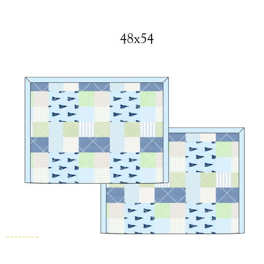 RTS Boyhood Patchwork Quilted Blanket