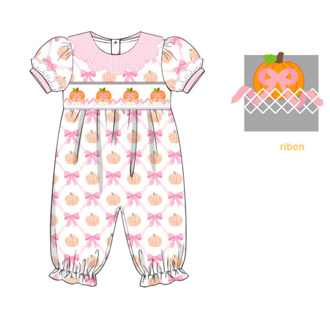 RTS Satin Ribbon Pumpkins Jumper