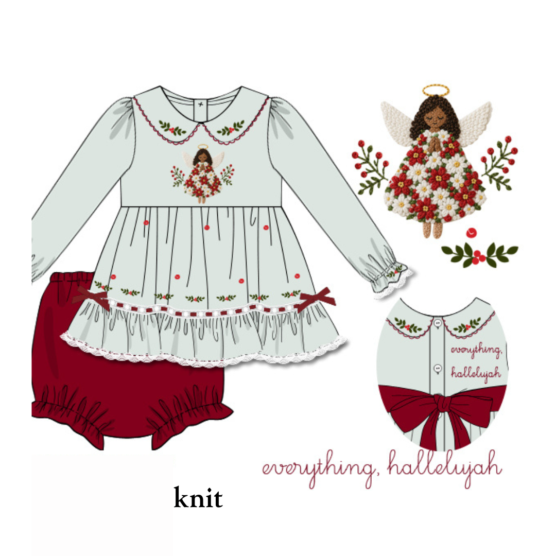 PO38: Version A: Everything Hallelujah Crochet Angel (October TAT)