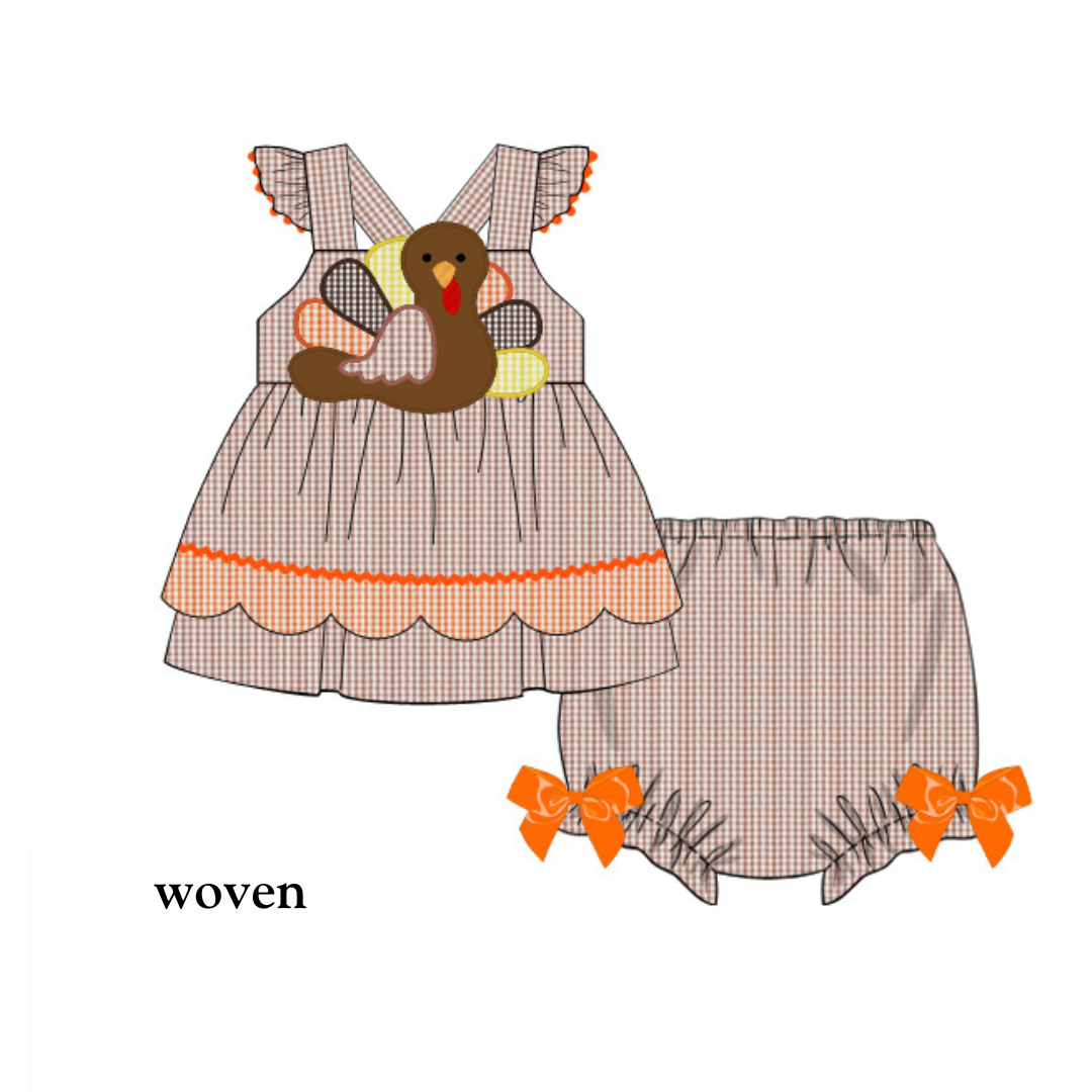 PO38: Oversized Turkey Diaper Set (October TAT)