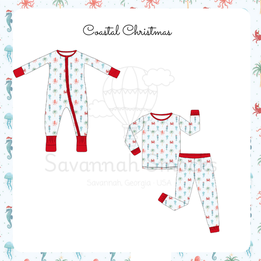 RTS Boys Coastal Christmas Bamboo