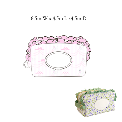 RTS Pearl the Cat Diaper and Wipes Holder