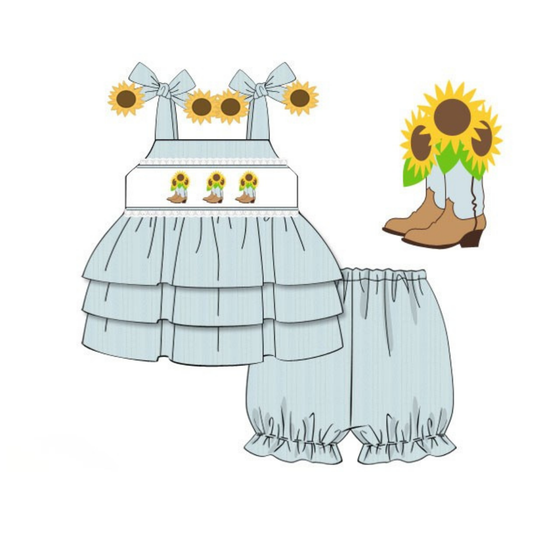 PO28: Sunflower Linens Bloomer Set (July TAT)