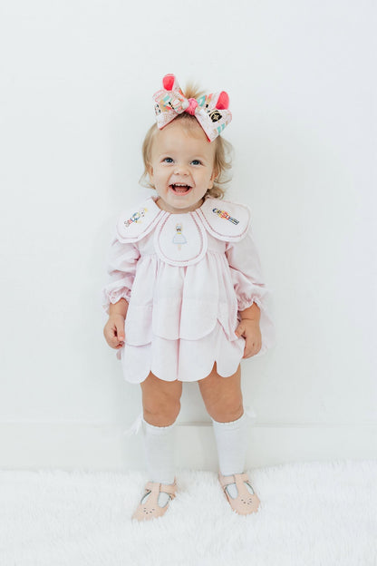 PO38: Version A: Nutcracker Petal Neck Diaper Set (October TAT)