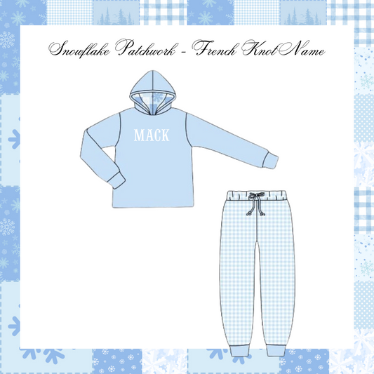 RTS FK Snowflake Jogger Set "SNOW BRO"