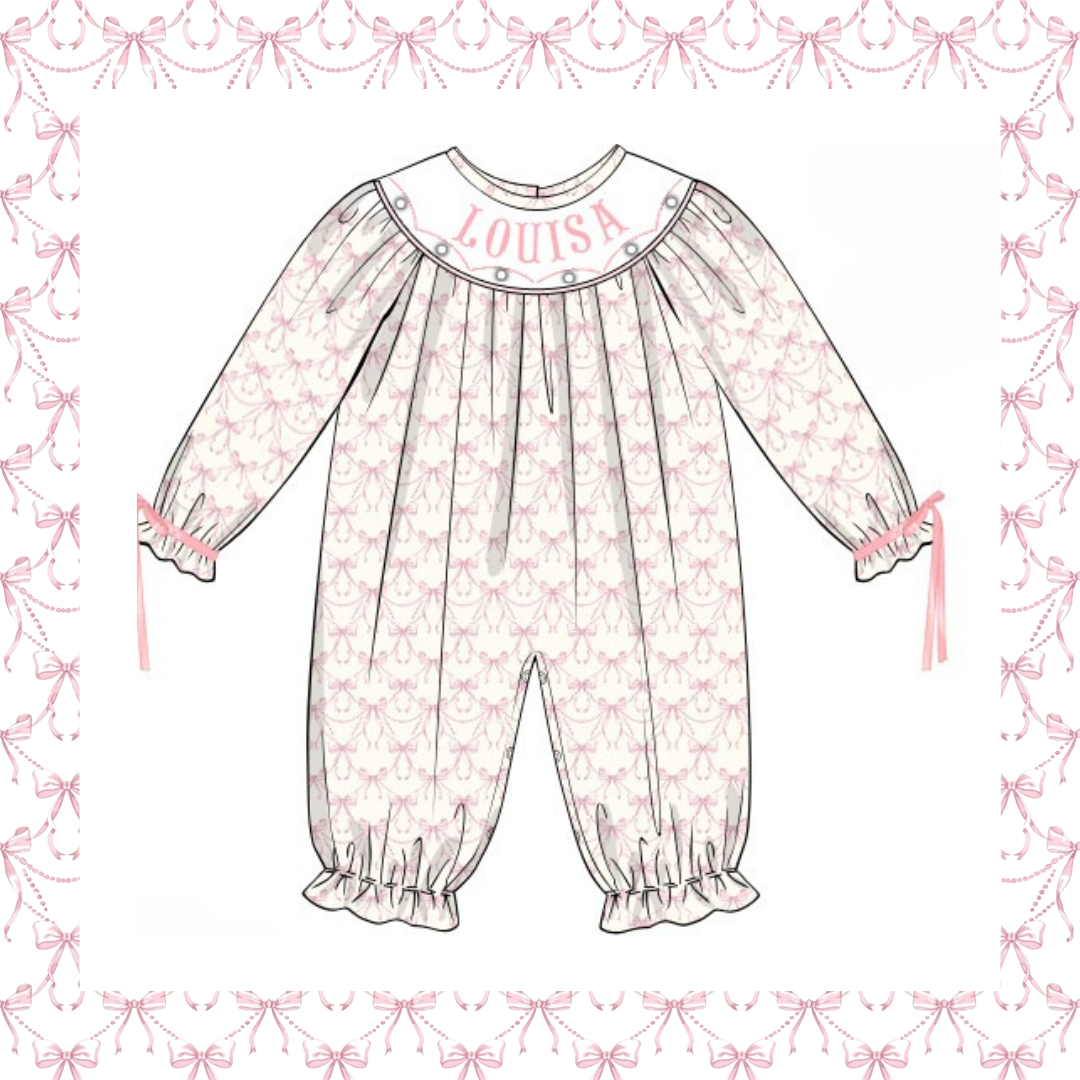 RTS Bows and Pearls PRETTY LITTLE BABY Jumper