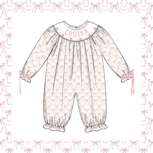 RTS Bows and Pearls PRETTY LITTLE BABY Jumper