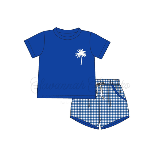 RTS By the Sea Toile Boys Short Set
