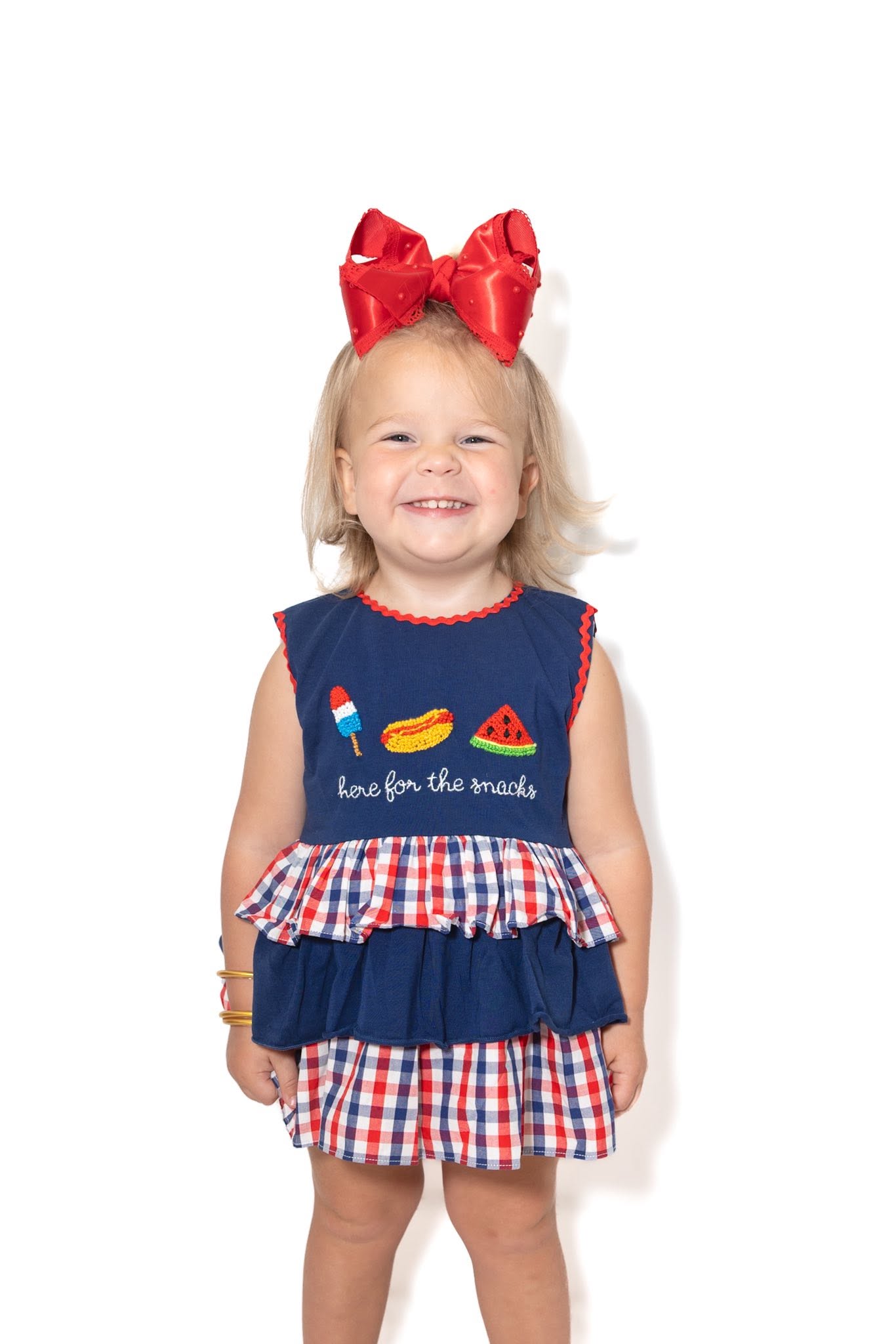 RTS Here for the Snacks PIQUE Diaper Set