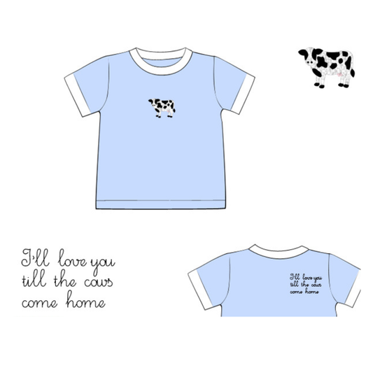 PO31: Till the Cows Come Home Boys TOP ONLY (July TAT)