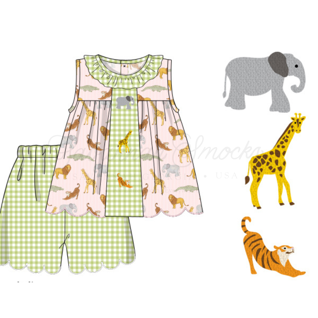RTS FK Zoo Scallop Short Set