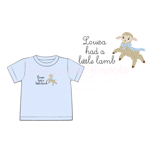 RTS Little Lamb Shirt SWEET BOY