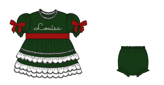PO37: GREEN Velvet Pearl Names Set (October TAT)