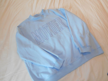 PO 42: BLUE Mother Mock Neck (November TAT)