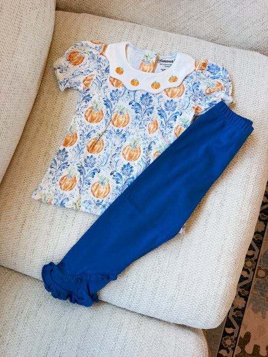 RTS Pumpkin Toile Pant Set