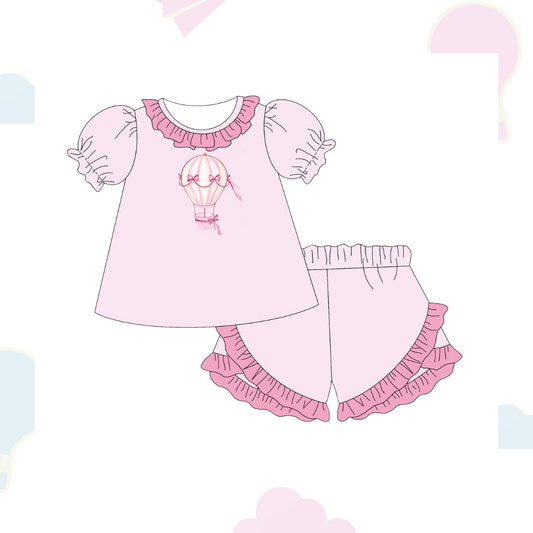 RTS FK Hot Air Balloon Ruffle Short Set