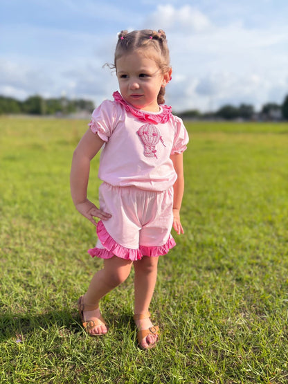 RTS FK Hot Air Balloon Ruffle Short Set