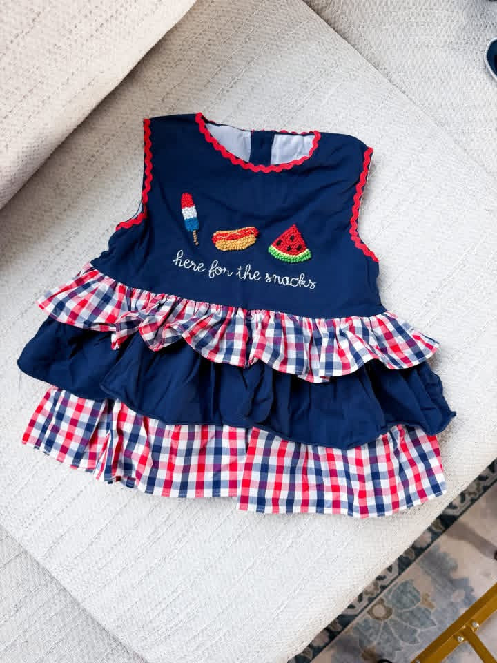 RTS Here for the Snacks PIQUE Short Set