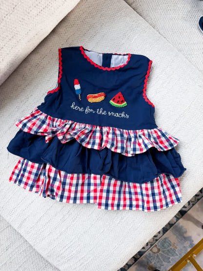 RTS Here for the Snacks PIQUE Short Set